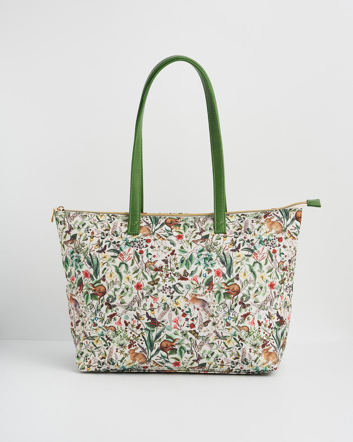 Garden Floral Grab Tote