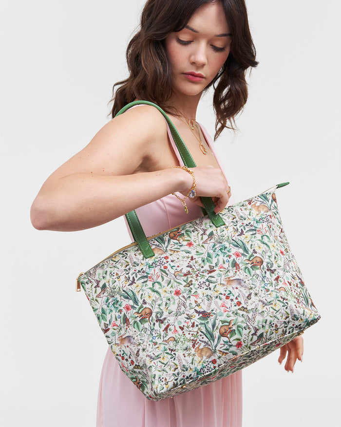 Garden Floral Grab Tote