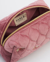 Bee Quilted Rose Pouch