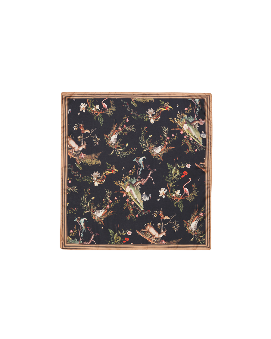 Wonderland Toile Square Scarf