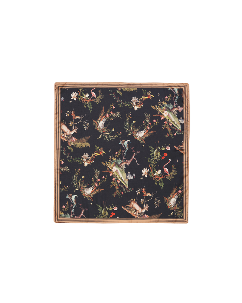 Wonderland Toile Square Scarf