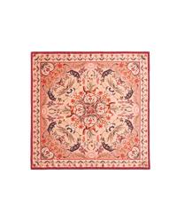 Folksy Fox Tales Peach Square Scarf