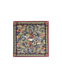 Winter Solstice Tales Green Square Scarf