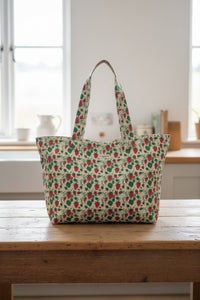 Bella Tote Bag - Full of Strawberries!