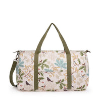 Orchard Birds Quilted Weekend Bag
