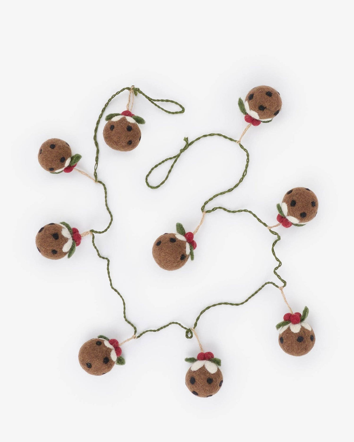 Christmas Puddings Garland