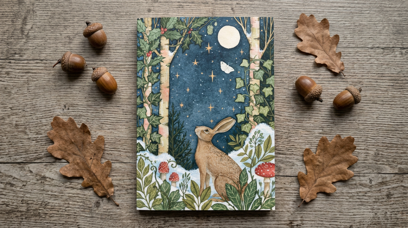 Hare Notebook – Woodland & Nature Stationery A5