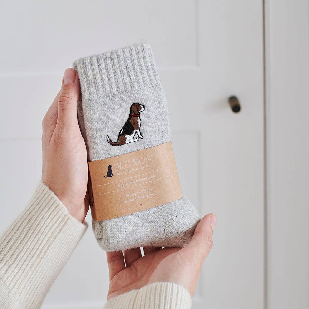 Dog Walking socks - Beagle
