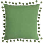 Dora Square Cushion Cover ~ Leaf Green