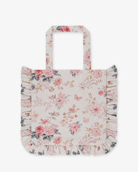 Vintage Rose Frill Tote Bag