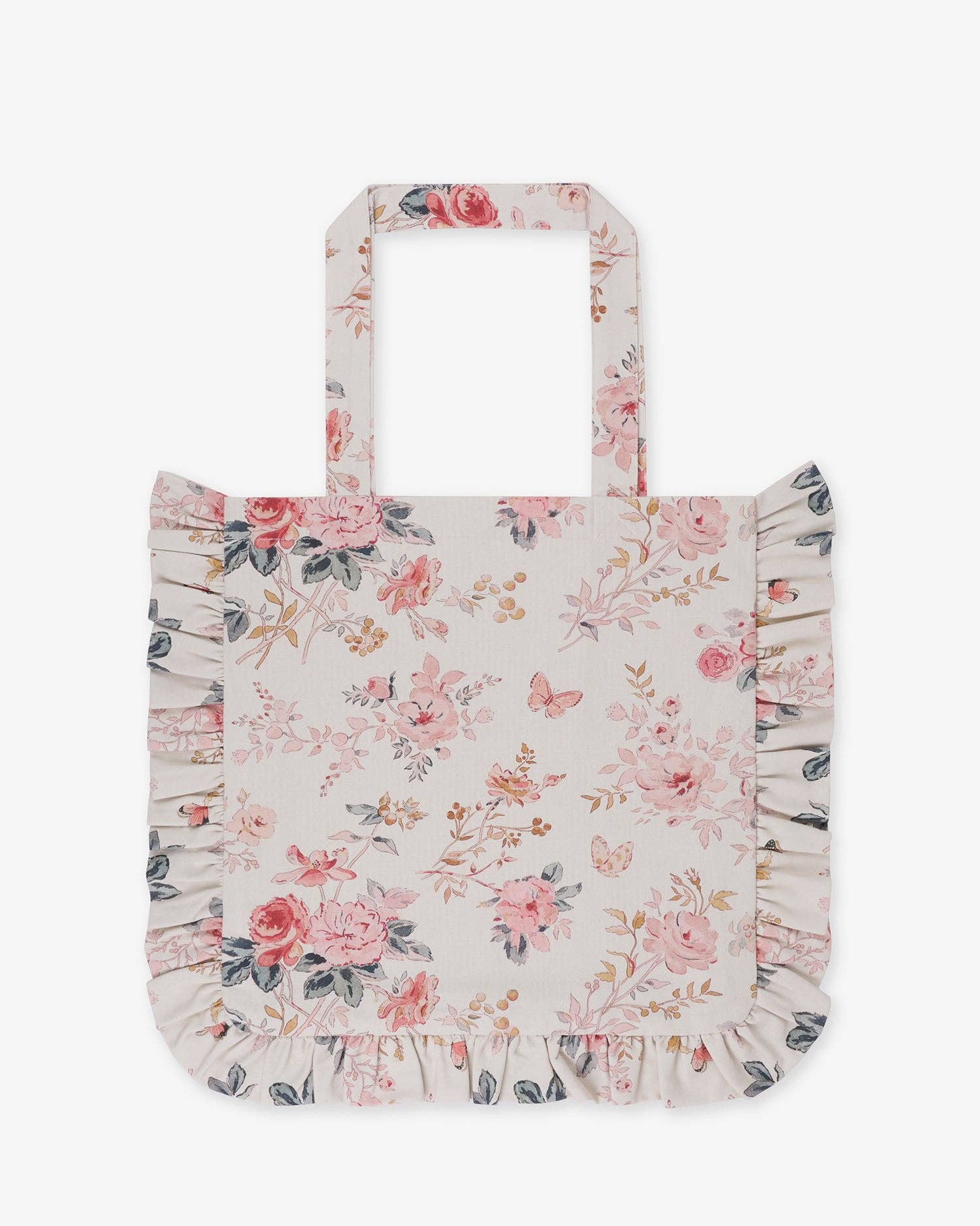 Vintage Rose Frill Tote Bag