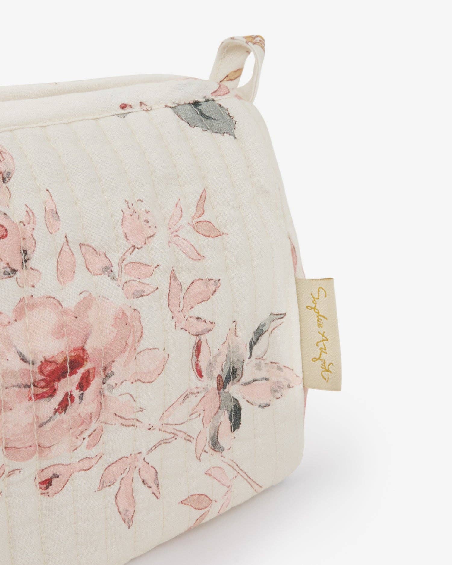 Vintage Rose Makeup Bag
