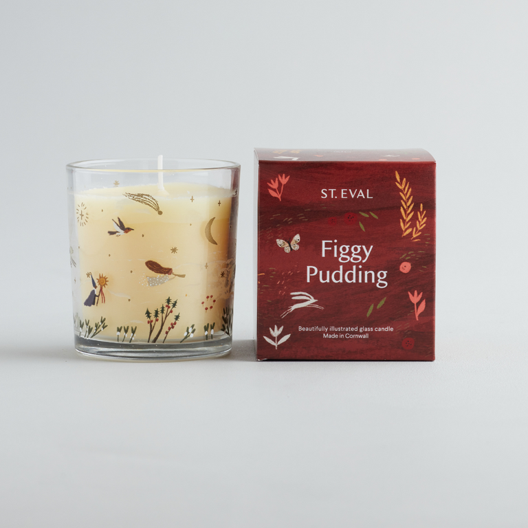 Figgy Pudding, Christmas Wonderland Glass Candle
