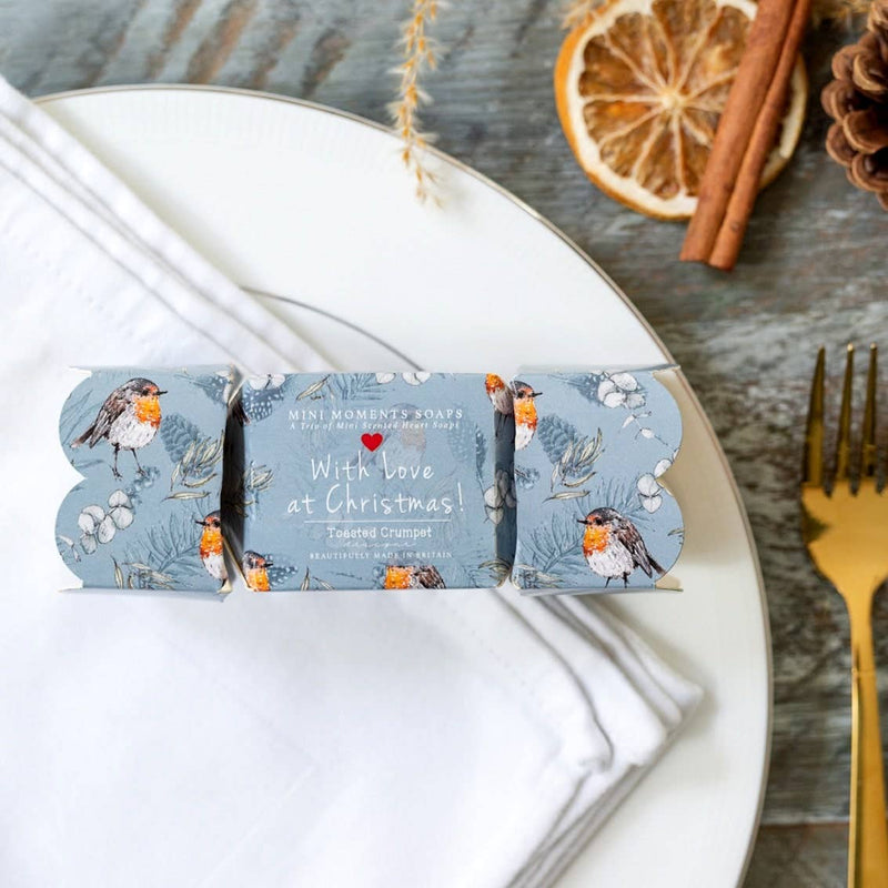 Christmas Robin Boxed Mini Soaps