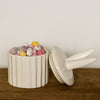 White Bunny Ears Storage Pot