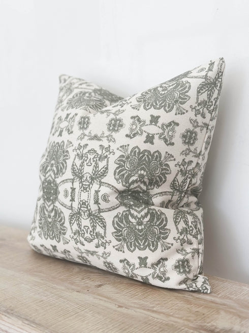 Khaki Print Cushion Cover