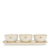Sophie Allport - Honey Bees Stoneware Nibbles Bowl (Set of 3)