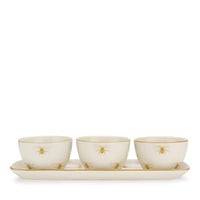 Sophie Allport - Honey Bees Stoneware Nibbles Bowl (Set of 3)