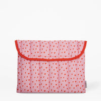 Laptop Snug Cover Pink Hearts Design