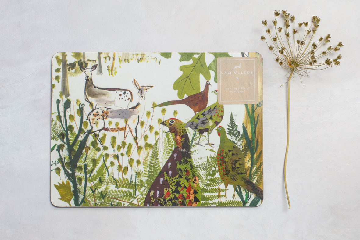 Pheasant and Deer Placemat