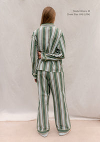 Cotton Pyjamas in Blue Stripes