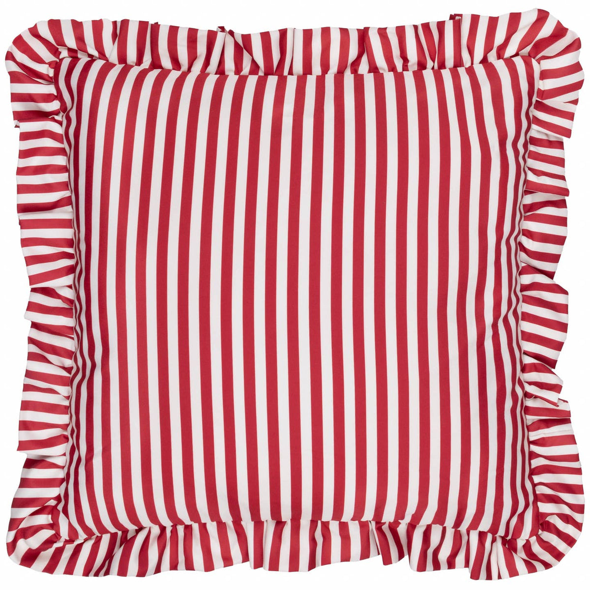 Millie Ruffle Striped Outdoor Cushion Cover