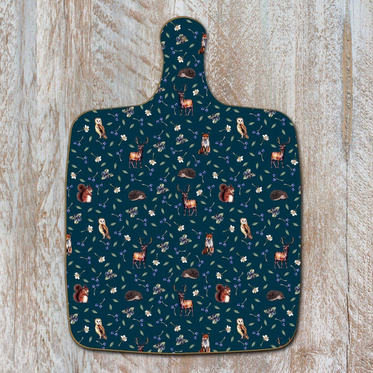 Woodland Creatures Large Chopping Board