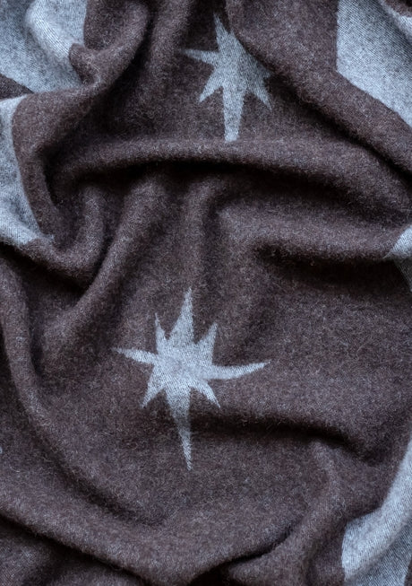 Pure Lambswool Blanket in Blue Celestial