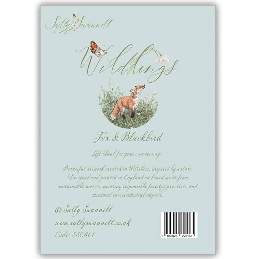 Fox & Blackbird | Everyday Greeting Card