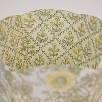 Block Printed Waste Paper Basket ~ in 3 pretty patterns