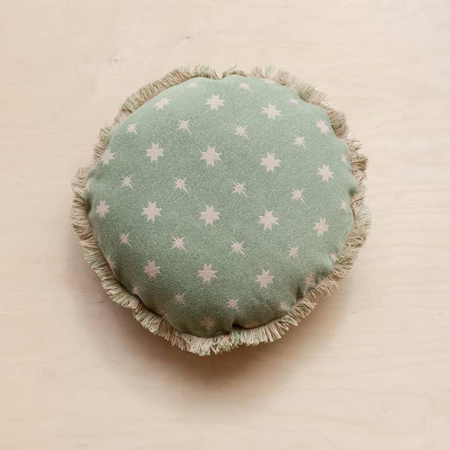 Cotton Cushion Cover in Sage Celestial