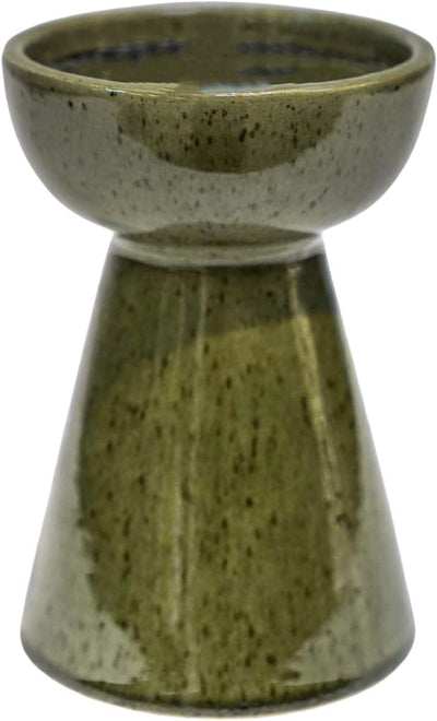Bowen Pillar Candle Holder ~ in Moss or Fawn