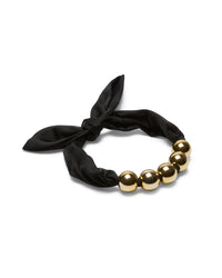 Herne Satin Ball Necklace ~ Gold