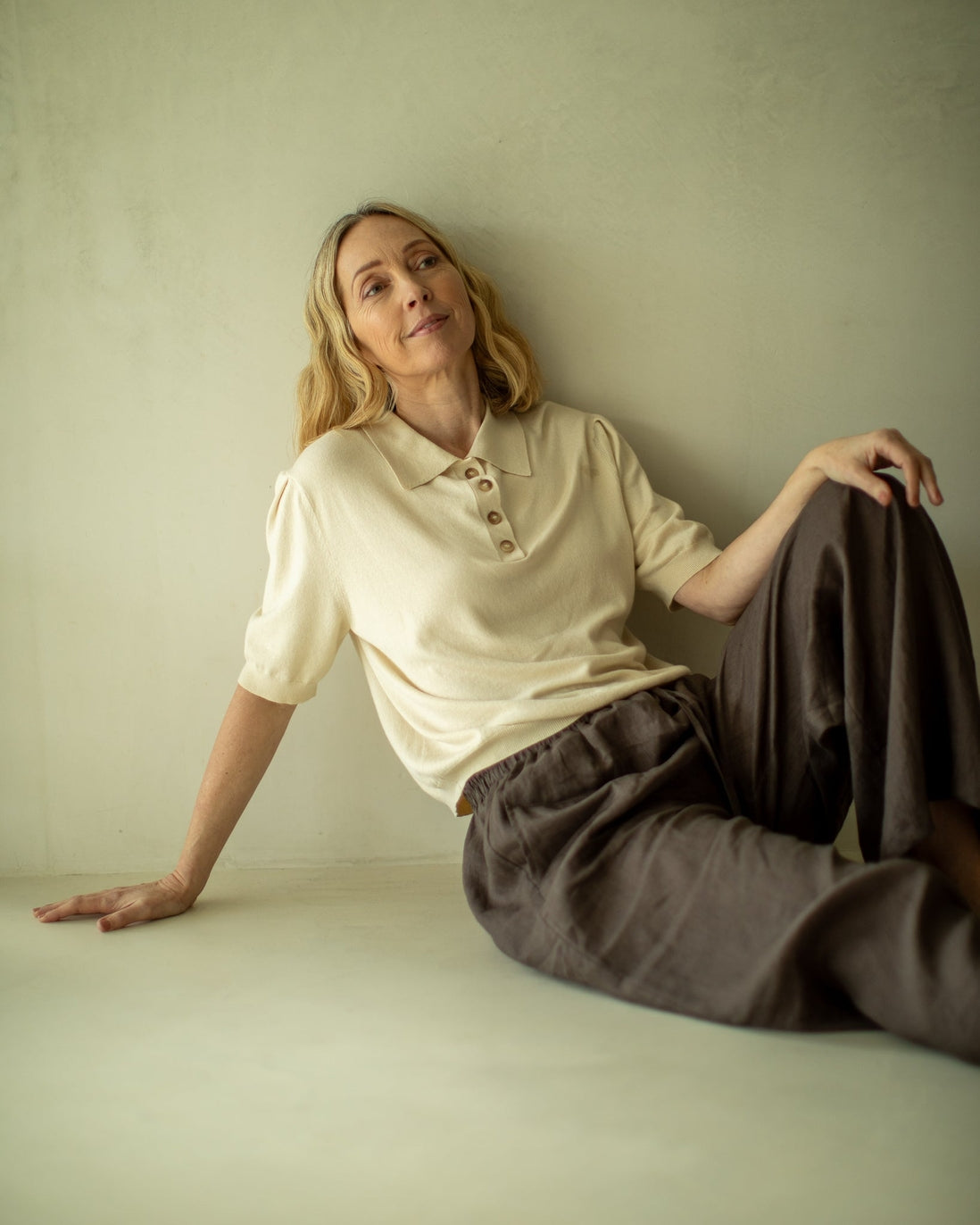 Ashley Lightweight Top in Butterscotch