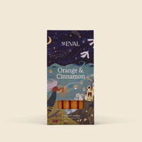 Orange & Cinnamon Mini Fragranced Candles - box of 6