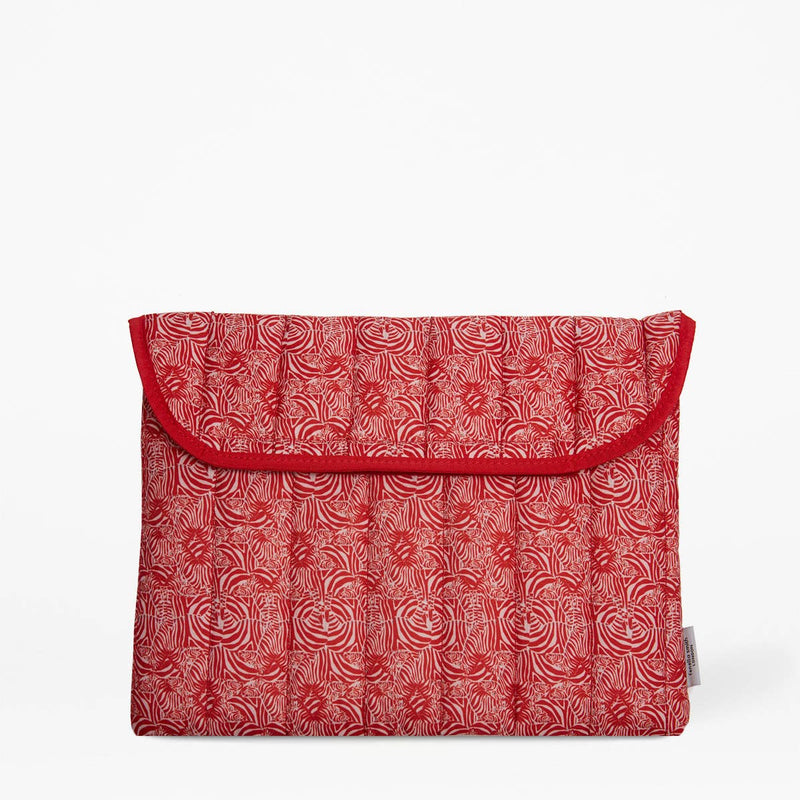 Laptop Snug Cover Red Print Design