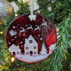 Handmade Glass Christmas Decoration ~ Christmas Eve