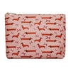 Dachshund Vegan Leather Washbag