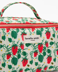 Ella Flat Lay Make Up Case  - full of Strawberries!