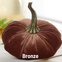 Large Handmade Velvet Pumpkins ~ 11 various colourways