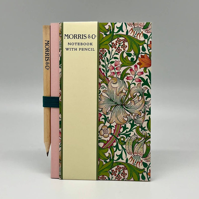 William Morris Mini Notebook with Pencil
