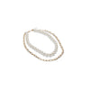 Rochester Pearl Chain Necklace ~ Gold & Pearl