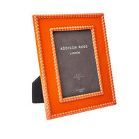 Addison Ross - Orange Bobbin Lacquer Photo Frame: 5 x 7 in