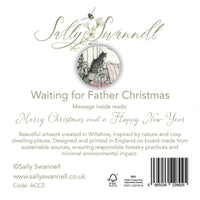 Waiting for Father Christmas | Advent Calendar Xmas Card