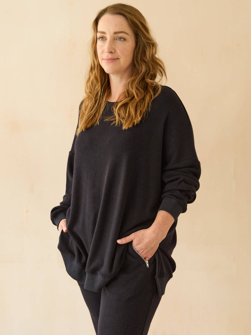 Relaxed Fit Sweatshirt ~ Midnight