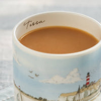 Coastal Boats Scene Mug