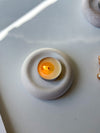 Cloud Tealight Holder ~ Stone, White or Granite