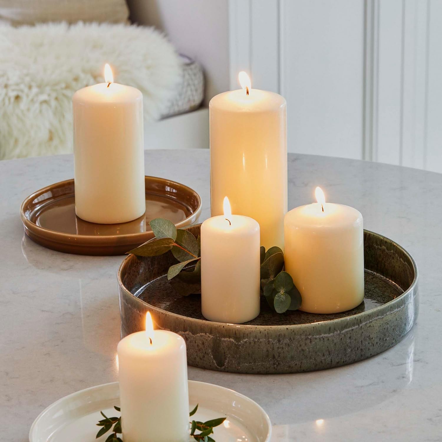 Bowen Candle Plate in 3 colours