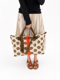Oversized Tote Bag - Floral