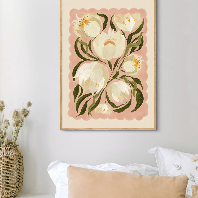 White Peony | Unframed – A3